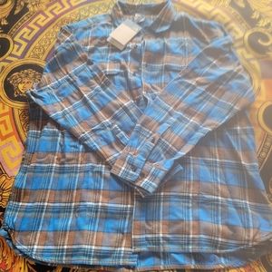 The North Face Blue/Brown Flannel  Shirt